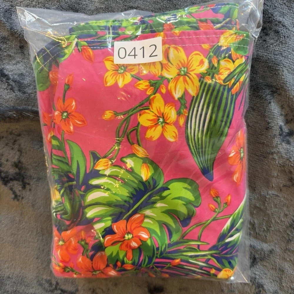 VTG Polo Ralph Lauren Board Shorts Mens 36x10 Multicolor Tropical Swim Trunks
